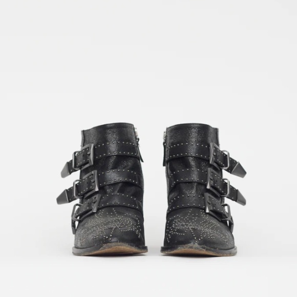 Chloé Black Susanna Studded Boot - Picture 2 of 9